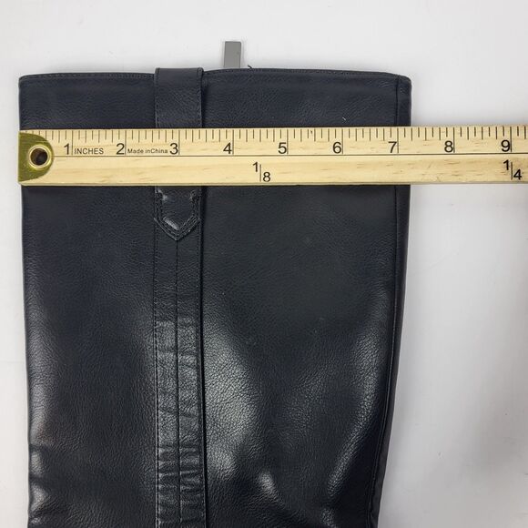 Splendid Vivie Knee High Boots Faux  Leather Black size 7M - Picture 6 of 15
